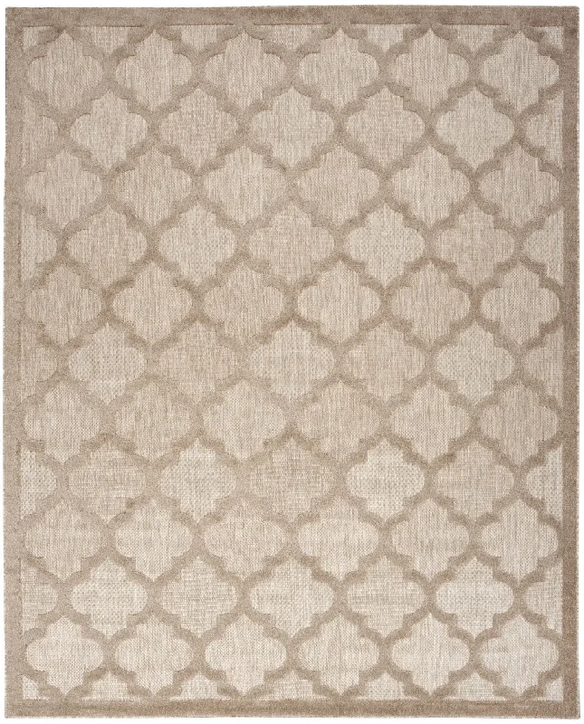 9' X 12' Geometric Flatweave Area Rug - Beige