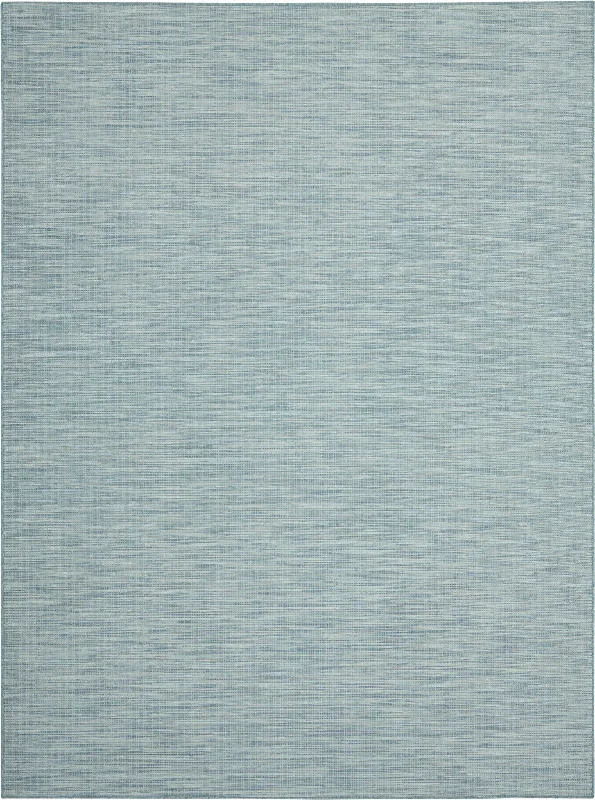 9' X 12' Power Loom Area Rug - Aqua